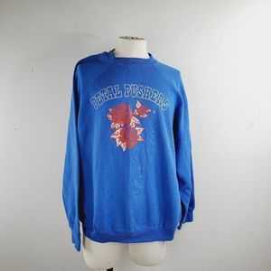 Vintg Tultex Mens Petal Pushers Lutheran Hour 40th Float Pullover Sweatshirt 2XL